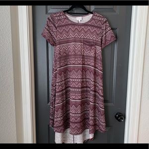 Wine LuLaRoe dress